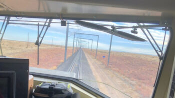 More than 50 miles of railroad track and specialized laboratories for testing locomotives, vehicles, track components and signaling devices comprise the FRA Transportation Technology Center facilities, where TTCI is headquartered. (Photo by William C. Vantuono)