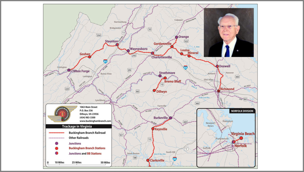 “Bob leaves behind an incredible team and family that has learned so much from him, and a company that will continue to thrive for generations to come,” ASLRRA President Chuck Baker said in a statement about the passing of Robert (“Bob”) Earl Bryant (pictured), who founded the Dillwyn, Va.-based Buckingham Branch.