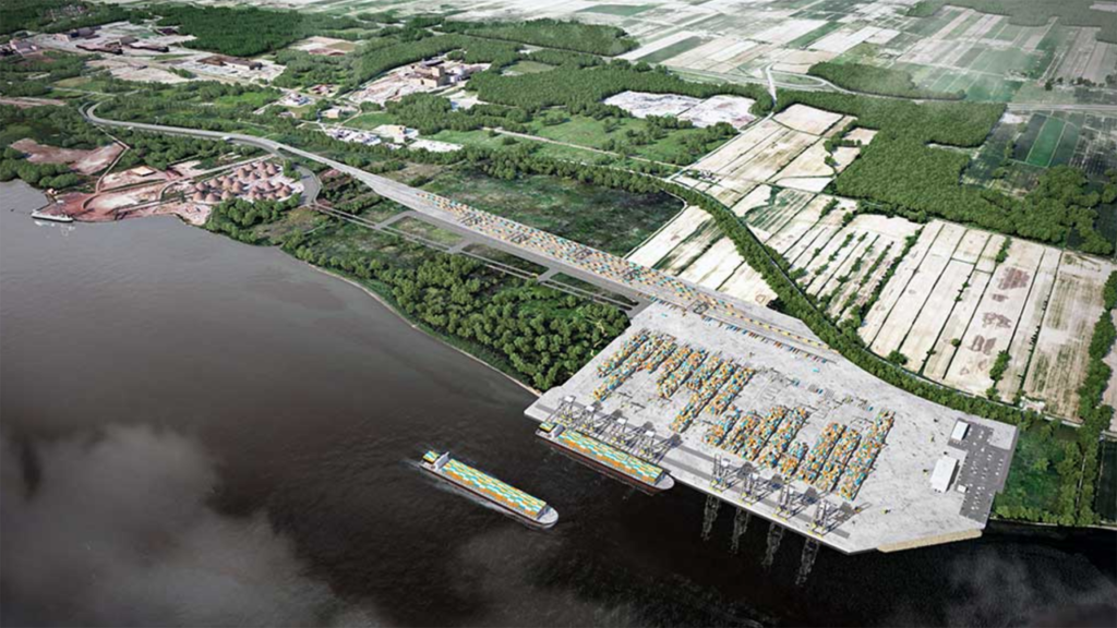The Contrecoeur container terminal project, located about 25 miles from Montreal, would allow MPA to handle up to 1.15 million containers (20-foot equivalent units or TEUs) annually.