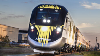 Brightline has been awarded a $15 million CRISI grant to advance preliminary engineering activities to support its 67-mile extension from Orlando to Tampa, Fla.