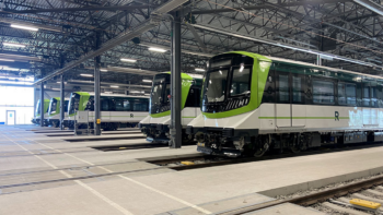 Réseau express métropolitain (REM) has revised its network commissioning schedule due to continued challenges with work on the century-old Mount Royal Tunnel in Montreal. (Photograph Courtesy of REM)