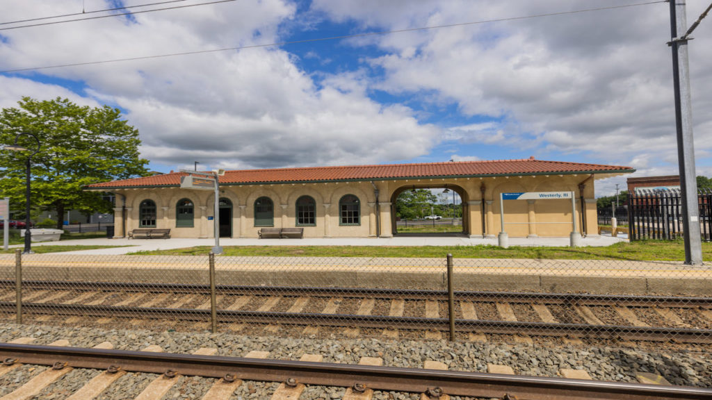 Amtrak's Westerly, Rhode Island Station. (Photo by Marc Glucksman/River Rail Photo; Courtesy of Amtrak)