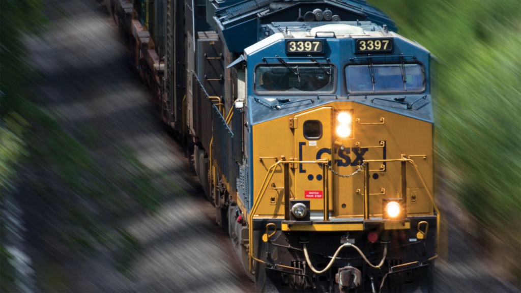 CSX on July 20 reported that it would continue to increase its transportation headcount “to restore service and capture increasing rail volume” in 2022. It will also maintain its full-year capex target of some $2 billion. (Photograph Courtesy of CSX)