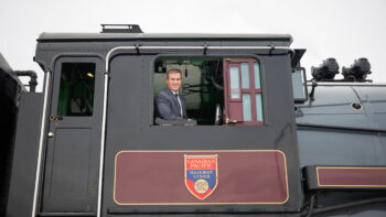 “After a challenging first quarter of the year, I’m proud of the resiliency and discipline the CP team demonstrated to deliver these [second-quarter 2022 financial] results,” said Keith Creel, CP President and CEO, on July 28. Railway Age presented Creel and KCS President and CEO Patrick J. Ottensmeyer the 2022 Railroader of the Year Award.