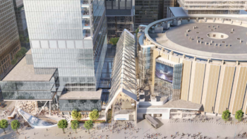Outside rendering of the proposed reconstruction of the existing Penn Station in New York City, courtesy of the office of New York Governor Kathy Hochul.