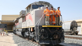 The vehicle—manufactured by Socofer, France, and equipped with a rail flaw detection system supplied by Ensco—will be used to inspect rail and points in United Arab Emirates.