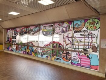 "100 Years with TTC" can be viewed at Davisville Station in honor of TTC's centennial anniversary.