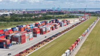 The Port of Mobile broke 50,000 TEUs for the first time since container port operations began in 2009.