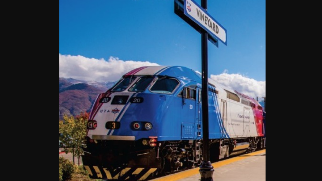 UTA’s FrontRunner Vineyard Station is now open. (UTA, via Twitter)