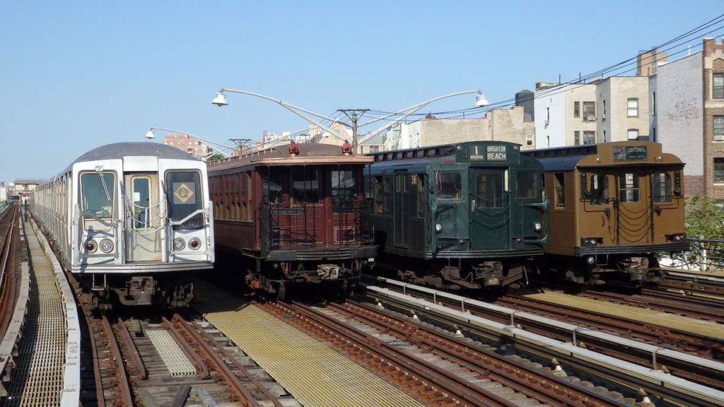 The New York Transit Museum's Parade of Trains "offers a chance for everyone to experience New York City transportation history firsthand," MTA says. (Photo: Max Diamond, Courtesy of MTA)