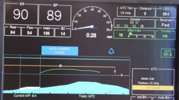 CSX, which implemented Trip Optimizer years ago, said it will be the first railroad to test Zero-to-Zero, a new feature that “allows a train to start from zero miles per hour and stop automatically using intelligent controls. It leverages air-brake control and signal-aspect information, and further expands the opportunity to save fuel and improve operations.” (Image Courtesy of CSX, via CSX Video Announcement)