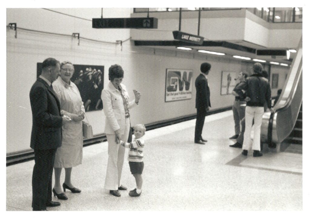 A young Kevin Franklin with his mother and grandparents. (Photos courtesy of Kevin Franklin)