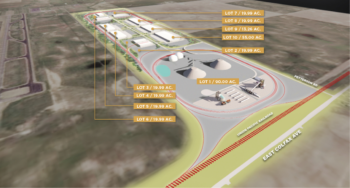 Rendering of Rocky Mountain Rail Park.