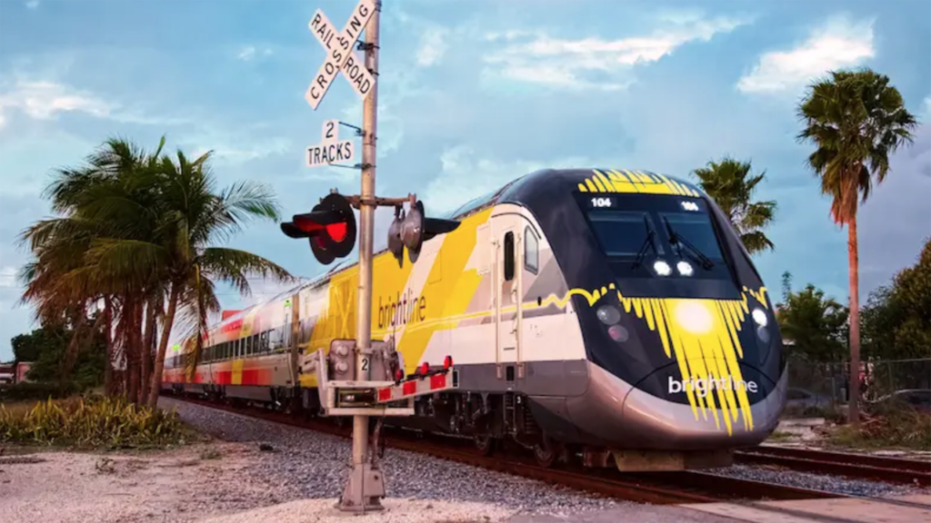 Brightline will begin testing trains up to a maximum speed of 110 mph, in preparation for opening its $2.7 billion extension to Orlando, Fla., in 2023. (Photograph Courtesy of Brightline)