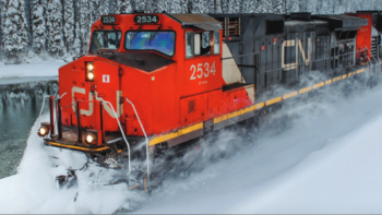 The CN 2022-23 winter plan is said to be guided by four objectives: operating safely, delivering the best possible service, increasing network productivity, and improving resilience. (CN Photograph)