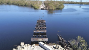 Hurricane Ian destroyed six rail bridges on the SGLR line.
