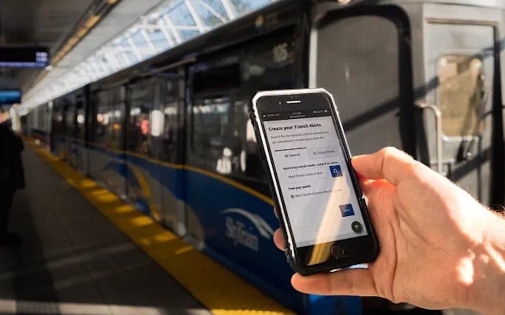 TransLink customers can now receive email or text message notifications about closures to elevators, escalators or station entrances on the system in real time.