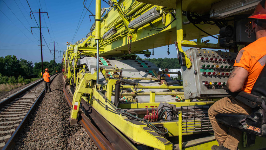 MassDOT has submitted an application for more than $108 million in federal funding for rail corridor improvements between Springfield and Worcester to restore Inland Route intercity passenger rail service. (Amtrak Photograph)