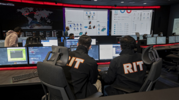 Alstom and the Rochester Institute of Technology (RIT) are collaborating “to help advance cybersecurity education, development and research in the transportation industry.” (RIT Photograph)