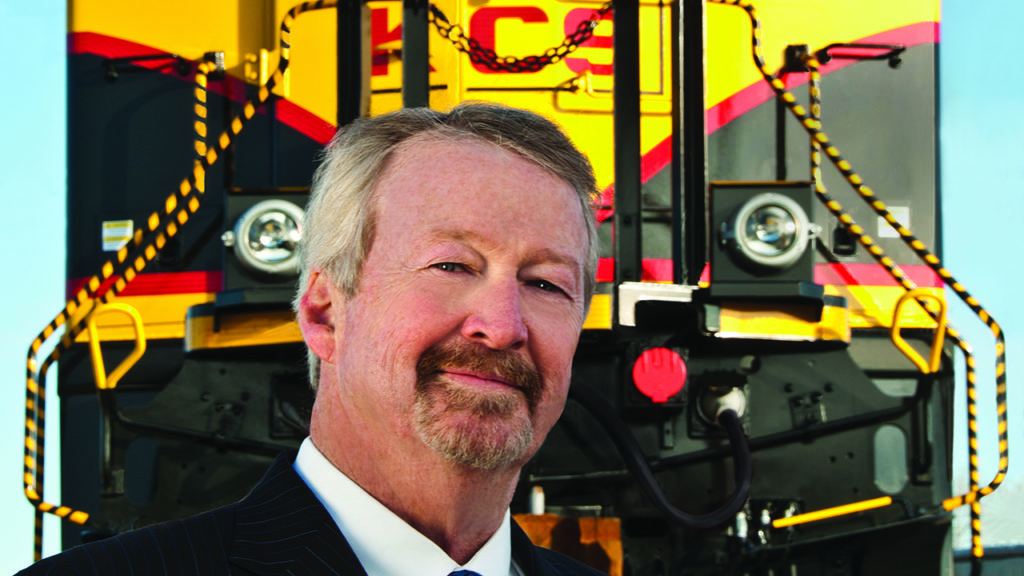 2012 Railway Age Railroader of the Year David L. Starling died Feb. 26, 2023. (KCS Photograph, 2012)