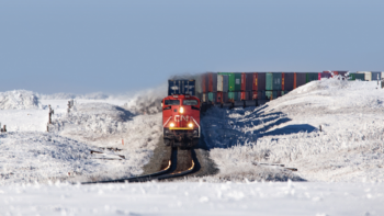 CN is among the Rail Climate Change Adaptation Program award recipients, and will receive C$300,000 to develop a “Climate-Induced Ground Hazard Risk Assessment Tool.” (Photograph Courtesy of CN via Twitter)