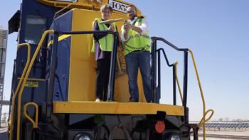 Kansas Gov. Laura Kelly on April 12 reported via Twitter: “It was a pleasure to be in Hugoton today to break ground on a $15M project to upgrade the Cimarron Valley Railroad. This makes food and fuel transport across southwest Kansas easier and more efficient than ever, boosting our agriculture industry and economy.”