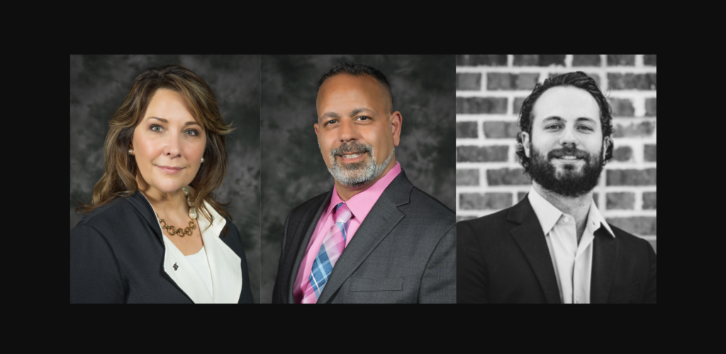 Melissa Boyles (left) and Mike Pal (center), Valley Metro; Tony Giamboy, Railroad Software.