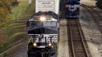 “I deeply appreciate the contributions of our Norfolk Southern engineers and the longstanding partnership we’ve had with the BLET,” NS President and CEO Alan H. Shaw said on May 18. “This agreement builds on that relationship and continues our industry-leading effort to enhance quality of life as we become the first railroad to reach an engineer sick leave deal.” (Photograph Courtesy of NS, via Twitter)