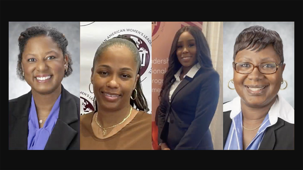 CSX’s NaLonda Beckom, Dia Harris, Tiffany Stevens and Stephanie Toliver (pictured left to right) recently graduated from the National African American Women’s Leadership Institute. (CSX Photographs)
