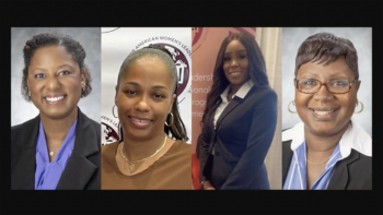 CSX’s NaLonda Beckom, Dia Harris, Tiffany Stevens and Stephanie Toliver (pictured left to right) recently graduated from the National African American Women’s Leadership Institute. (CSX Photographs)