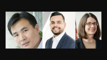 Pictured (left to right): Bo Tao, Chief Technology Officer, FourKites; Manik Mair, Senior Vice President Corporate Growth, FourKites; and Lesley Kandaras, General Manager, Metro Transit.