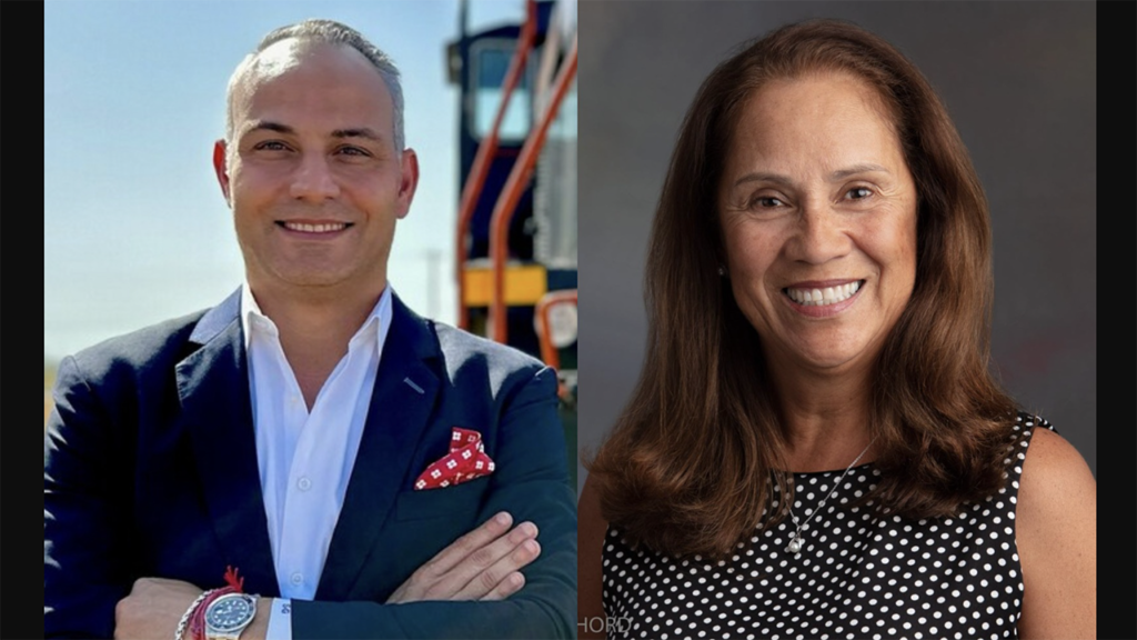 Shariff Gonnella (left) is succeeding Norma Torres as BRG President.