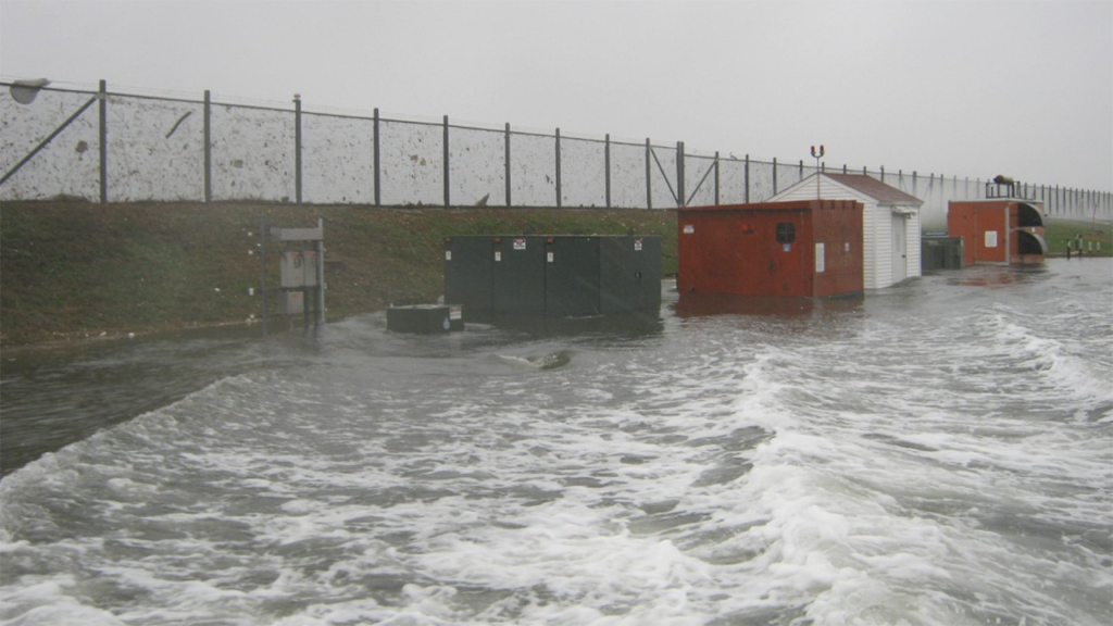 Flooding at LaGuardia Airport after Hurricane Sandy. (Caption and Photograph Courtesy of PANY/NJ)