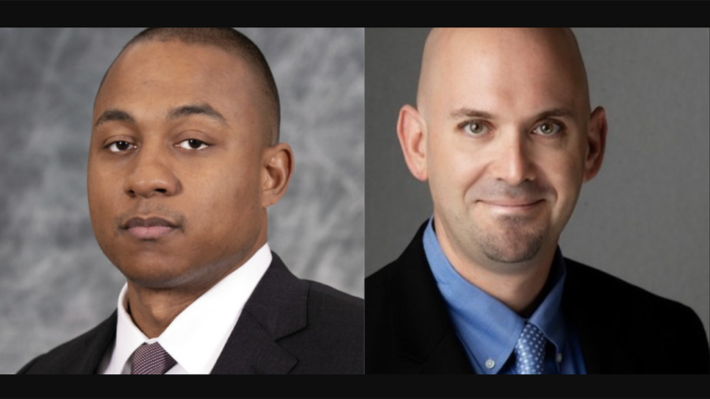 Pictured: Norfolk Southern’s Floyd Hudson, Vice President Field Engagement (left) and Joe Gioe, Vice President Transportation.