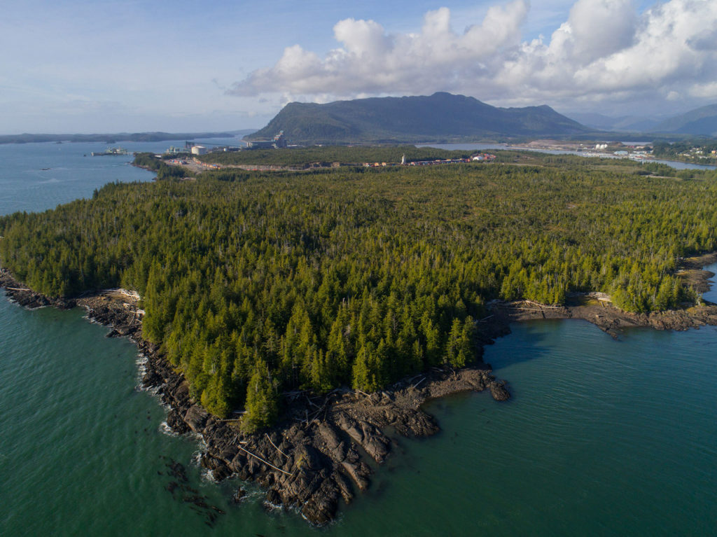 Future site of Ridley Island Export Logistics Project (RIELP) (CNW Group/Prince Rupert Port Authority)
