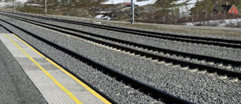 Figure 1. Rail, ties, and ballast on a heavy-haul mountain railway above the Artic Circle in Norway. (Courtesy of Gary T. Fry.)