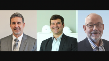 Scott Drainville, CEO, Hillsborough Transit Authority (left); Sean Flaherty, Transportation Sustainability and Resiliency Director, HDR (center); and David Cochrane, Senior Vice President and Transportation Program Director, WSP