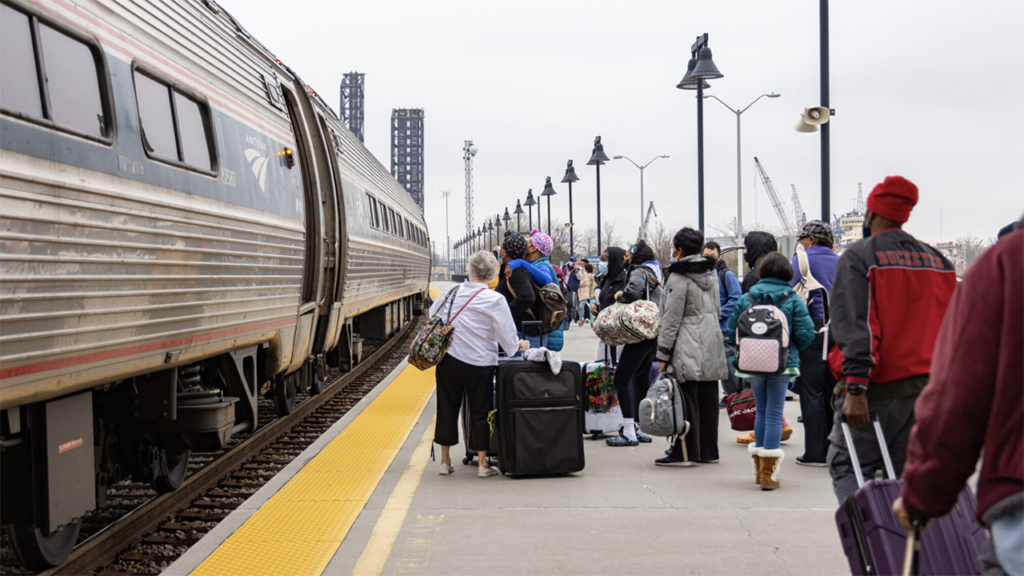 “The tremendous growth in ridership is a result of the substantial investments North Carolina and Virginia are making to expand and improve passenger rail,” Amtrak Vice President Ray Lang said on Feb. 28. “Customers are taking advantage of a sustainable way to travel to the many destinations our network offers.” (Amtrak Photograph)