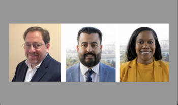 From Left to Right: Robert Orlin, Vice President and Assistant General Counsel, STV; Clint Herrera, Director of Engineering Design, POLB; and Khristina Jason, Director of Human Resources, POLB.