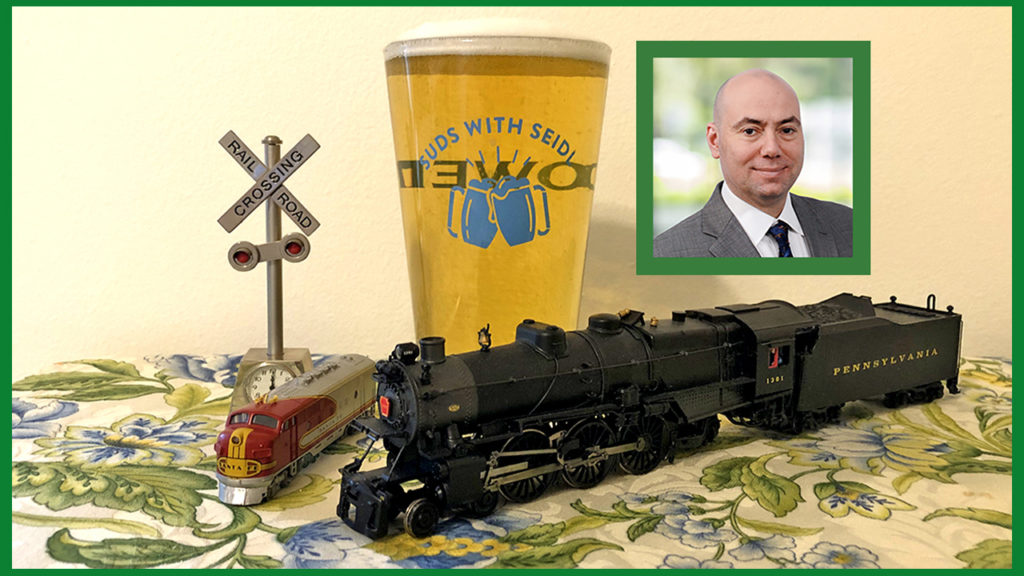 Yes there is an official “Suds With Seidl” beer glass. Just remember Rule G if you’re on duty! William C. Vantuono photo.