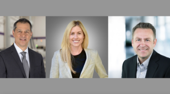 From Left to Right: Michael Delfin, Chief Commercial Officer, A. Stucki Co.; Andrea Meyerowitz, Vice President, National Advisory Practice, HNTB; and Sy Stevens, Vice President of Marketing and Digitalization for the Americas, WAGO.