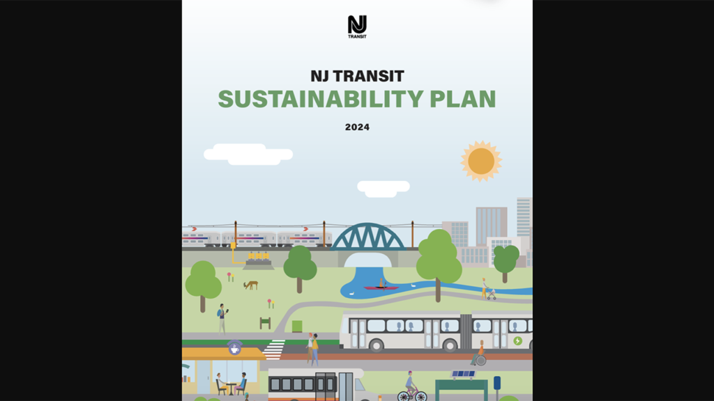 NJT celebrates “Earth Week” by unveiling its first-ever sustainability plan. (NJT Image)