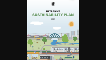 NJT celebrates “Earth Week” by unveiling its first-ever sustainability plan. (NJT Image)