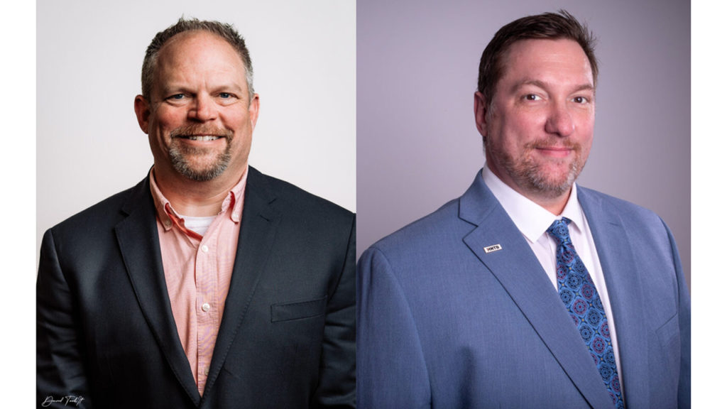 Jason Reiling, MxV Rail (Left; Photograph Courtesy of MxV Rail); and Jeff Hall, HNTB (Photograph Courtesy of HNTB).