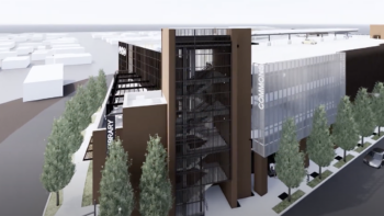 “Having a library, public restrooms, a community center, and a kitchen all under one roof—and only steps away from Skagit station—will be a major benefit for the people of Mount Vernon,” USDOT Secretary Pete Buttigieg said May 1. “This is the first of what we hope will be many TOD loans that will make vital resources more accessible to more people, especially historically overlooked communities.” (Screen Shot of the Mount Vernon Library Commons Project from a city of Mt. Vernon, Wash., video)