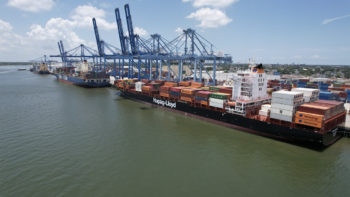 “This record growth [in fiscal year 2024’s third quarter] is a direct result of our innovative logistic solutions during supply chain disruptions as shippers focus on diversifying their trade lanes,” Port NOLA President and CEO and New Orleans Public Belt (NOPB) CEO Brandy D. Christian said during a May 2 announcement (Port NOLA Photograph)