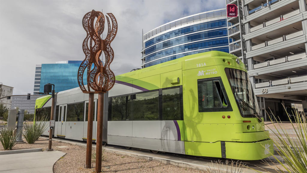 Phoenix Valley Metro will receive $16 million for the Rio East-Dobson Streetcar Study, which eyes a 4.35-mile extension from Tempe into Mesa, Ariz. (Valley Metro Photograph)