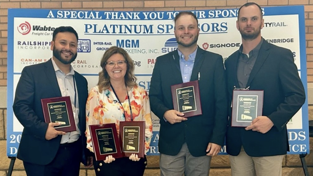 Two of BNSF’s automotive facilities, operated by service partner Inter-Rail Group, were recognized by the Association of American Railroads (AAR) as among of “the best in North America.” (BNSF Photograph)