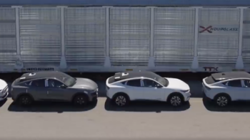 CPKC on June 26 reported via LinkedIn that it has opened its newest automotive facility near Dallas, Tex., to boost vehicle distribution capacity. (Screen Grab of CPKC Video Posted on LinkedIn)