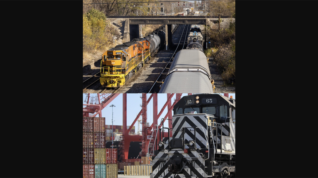Chicago, Fort Wayne & Eastern Railroad Photograph (top) Courtesy of Cory Rusch, BLET Division 659; and Pacific Harbor Line Photograph Courtesy of Anacostia Rail Holdings.